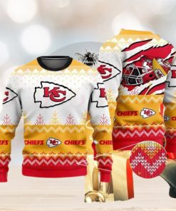 Kansas City Chiefs Ugly Sweater Yellow Nice Gift For Everyone