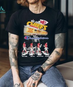 Kansas City Chiefs We Are The Champions On The Road Signatures Shirt, hoodie, sweater, long sleeve and tank top Kansas City Chiefs We Are The Champions On The Road Signatures Shirt