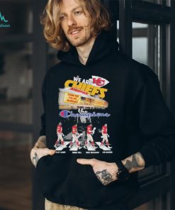 Kansas City Chiefs We Are The Champions On The Road Signatures Shirt, hoodie, sweater, long sleeve and tank top Kansas City Chiefs We Are The Champions On The Road Signatures Shirt