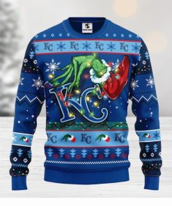 Kansas City Royals Grinch Christmas Ugly Sweater Christmas Gift For Fans Party Hoiliday Gift