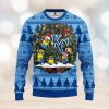 Miller Lite Reindeer Pattern Friends Christmas Sweater