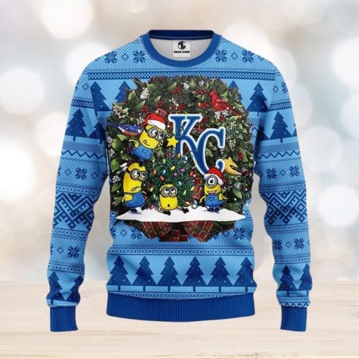 Kansas City Royals Minion Christmas Ugly Sweater Christmas Gift For Fans Party Hoiliday Gift