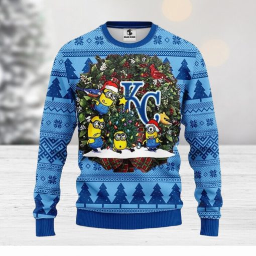 Kansas City Royals Minion Christmas Ugly Sweater Christmas Gift For Fans Party Hoiliday Gift