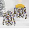 Kansas Jayhawks Champions Sports Hibiscus Hawaiian Patterns Shirt Ugly Christmas AOP Sweater