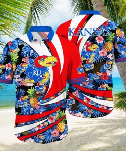 Kansas Jayhawks NCAA Hawaiian Shirt Surfing Aloha Shirt