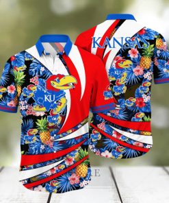 Kansas Jayhawks NCAA Hawaiian Shirt Surfing Aloha Shirt