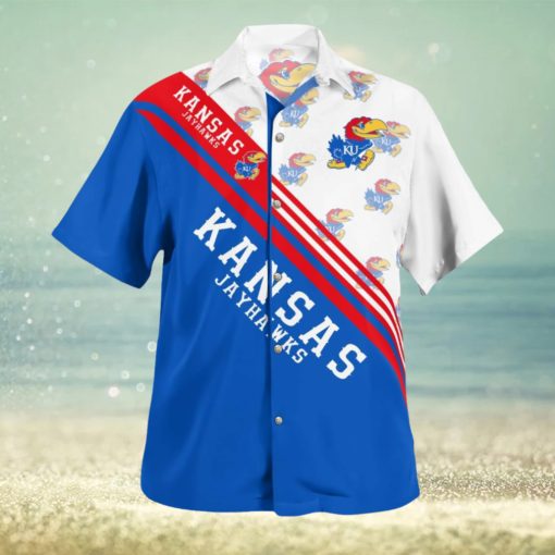 Kansas Jayhawks Standard Paradise Contemporary 3D Hawaiian Shirt Best For Fans Beach Gift For Men And Women