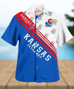 Kansas Jayhawks Standard Paradise Contemporary 3D Hawaiian Shirt Best For Fans Beach Gift For Men And Women