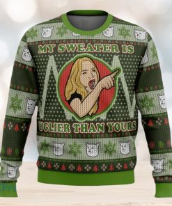 Karen Yelling At Grumpy Cat Meme Ugly Christmas Sweaters 3D Super Hot