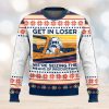 Carolina Panthers Graphics NFL Snowflakes Reindeer 3D Sweater Custom Number And Name