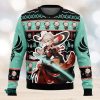 Custom Number And Name Minnesota Wild Christmas Santa Bear Ugly Christmas Sweater