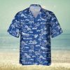 U.s Air Force 40th Flight Test Squadron Bell Uh 1 Huey Hawaiian Shirt