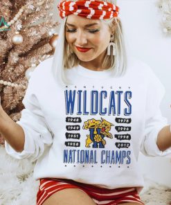 Kentucky Wildcats UK national champions shirt