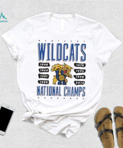 Kentucky Wildcats UK national champions shirt
