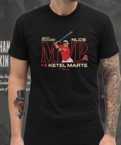 Ketel Marte Arizona Diamondbacks 2023 National League Champions MVP T Shirts