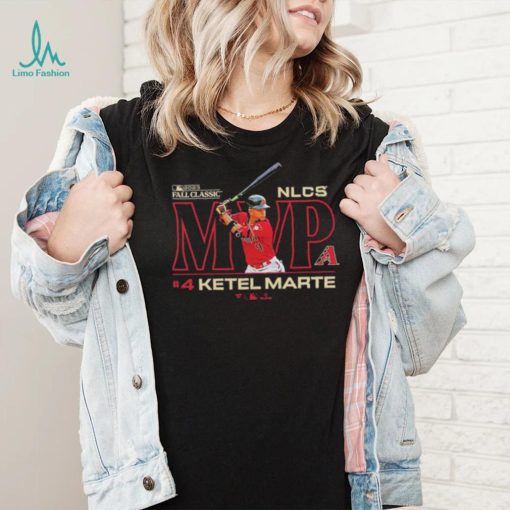 Ketel Marte Arizona Diamondbacks 2023 National League Champions MVP T Shirts