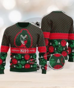 Kiss Merry Kiss Mas Classic Xmas Gifts 2023 Ugly Christmas Sweater