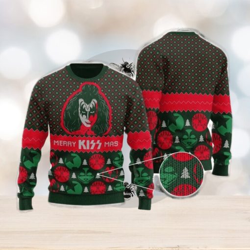 Kiss Merry Kiss Mas Classic Xmas Gifts 2023 Ugly Christmas Sweater