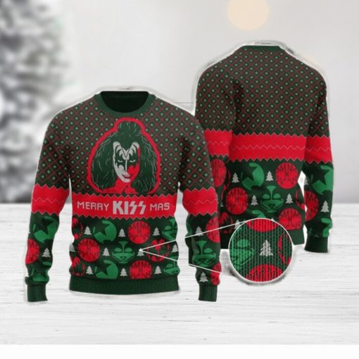 Kiss Merry Kiss Mas Classic Xmas Gifts 2023 Ugly Christmas Sweater