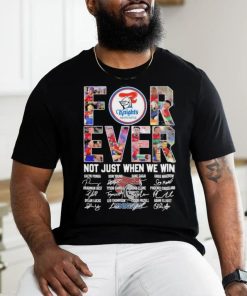 Knights newcastle for ever not just when we win team player name signature 2023 shirt