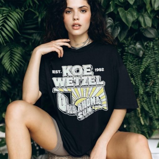 Koe Wetzel Merch Oklahoma Sun shirt