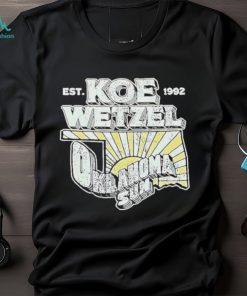 Koe Wetzel Merch Oklahoma Sun shirt