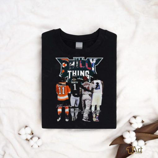 Konecny Hurts Harper and Embiid It’s A Philly Thing Signatures Shirt