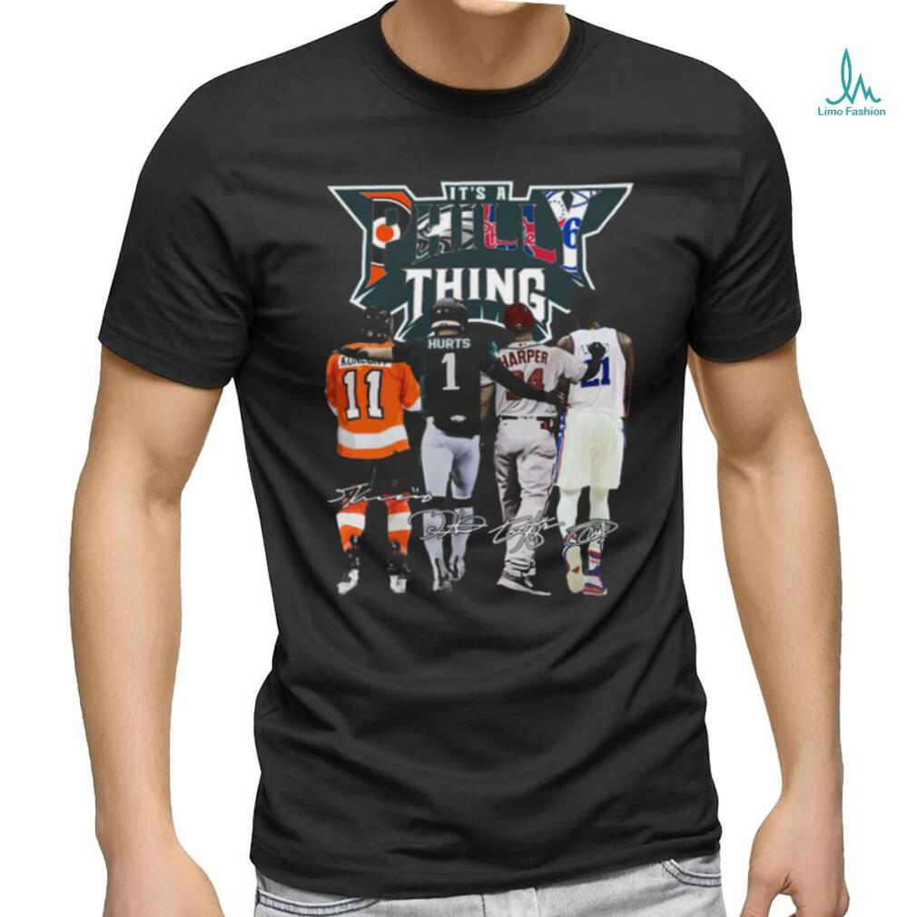 Philadelphia Travis Konecny, Jalen Hurts, Bryce Harper and Joel Embiid  signatures shirt, hoodie, sweater, long sleeve and tank top