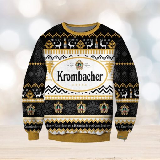 Krombacher 3D Ugly Christmas Sweater Christmas Gift