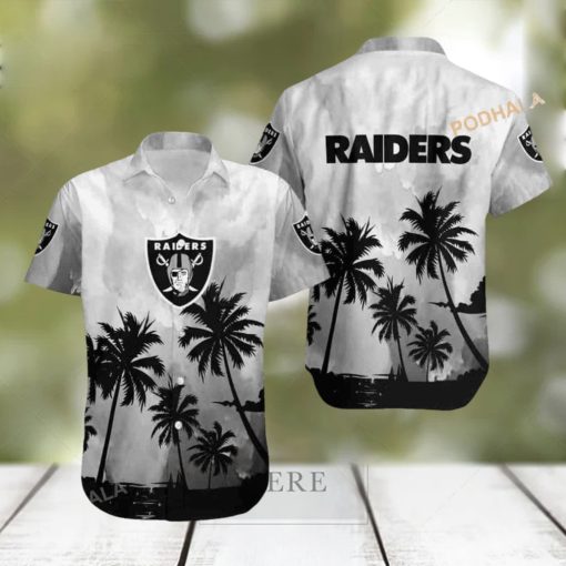 LAS VEGAS RAIDERS NFL HAWAIIAN SHIRT