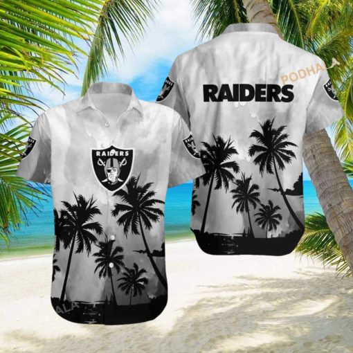 LAS VEGAS RAIDERS NFL HAWAIIAN SHIRT