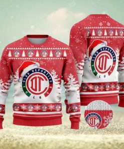 LIGA MX Deportivo Toluca Special Christmas Ugly Sweater Printed New Gift For Men And Women