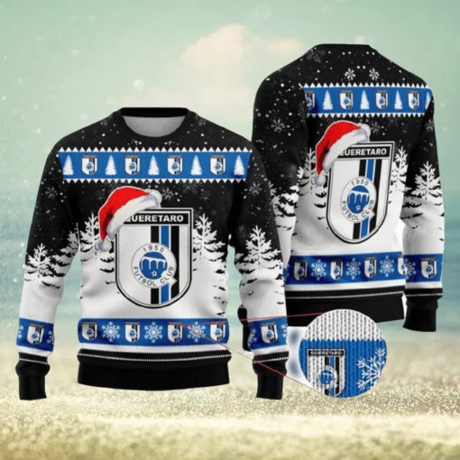 LIGA MX Queretaro F.C Special Christmas Ugly Sweater Printed New Gift For Men And Women