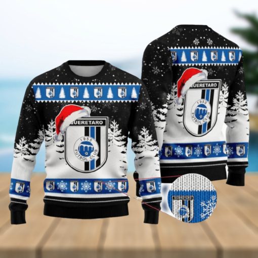 LIGA MX Queretaro F.C Special Christmas Ugly Sweater Printed New Gift For Men And Women