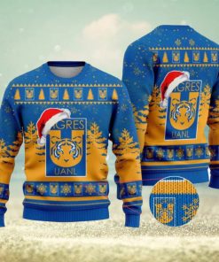 LIGA MX Tigres UANL Special Christmas Ugly Sweater Printed New Gift For Men And Women