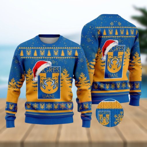 LIGA MX Tigres UANL Special Christmas Ugly Sweater Printed New Gift For Men And Women