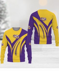 LSU Tigers merican Football Champion Day Ugly Christmas Sweater Men And Women Gift For Fans Holidays