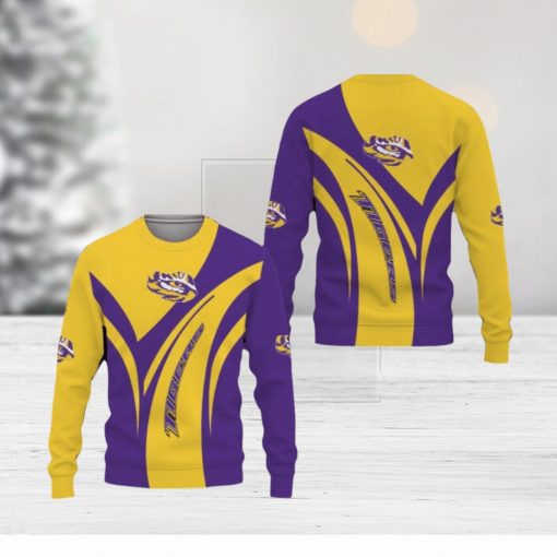 LSU Tigers merican Football Champion Day Ugly Christmas Sweater Men And Women Gift For Fans Holidays