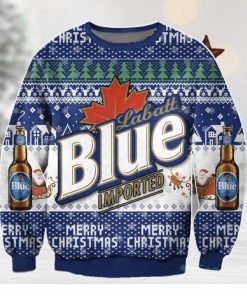 Labatt Blue Imported 3D Ugly Christmas Sweater Christmas Gift