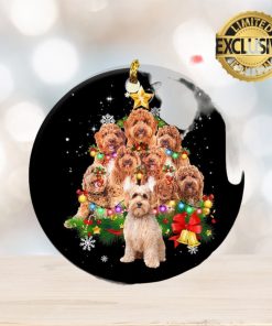 Labradoodle Christmas Tree Lights 2023 Holiday Gifts For Dog Lovers Christmas Decorations Ornament