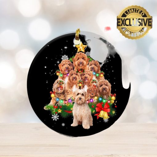 Labradoodle Christmas Tree Lights 2023 Holiday Gifts For Dog Lovers Christmas Decorations Ornament