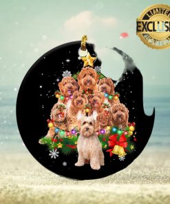 Labradoodle Christmas Tree Lights 2023 Holiday Gifts For Dog Lovers Christmas Decorations Ornament