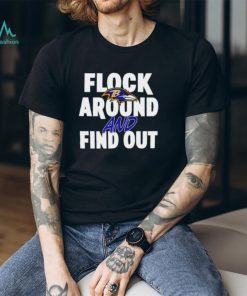 Lamar Jackson Wearing Flock Around And Find Out Baltimore Ravens Shirt