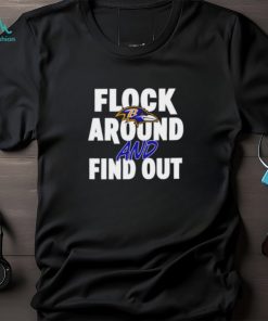 Lamar Jackson Wearing Flock Around And Find Out Baltimore Ravens Shirt