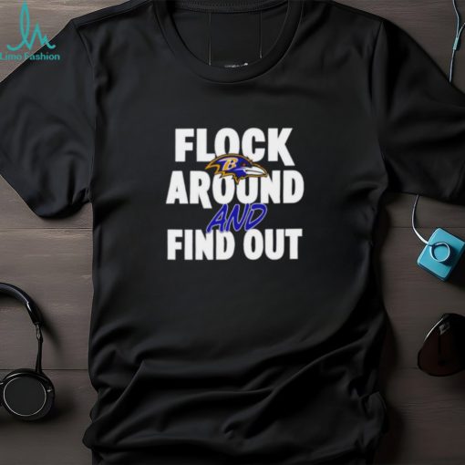 Lamar Jackson Wearing Flock Around And Find Out Baltimore Ravens Shirt