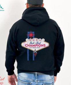 Las Vegas Aces 2023 WNBA Back To Back Champions t shirt