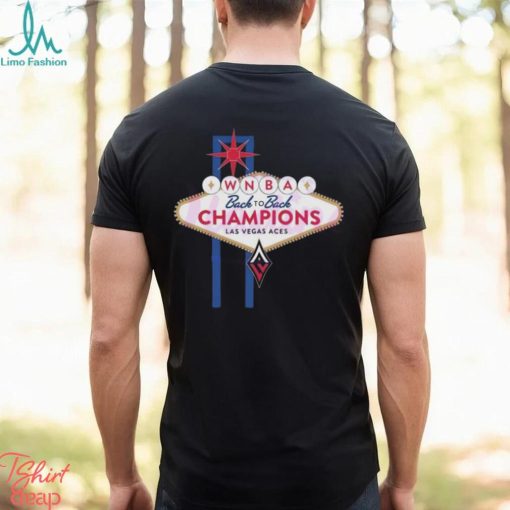 Las Vegas Aces 2023 WNBA Back To Back Champions t shirt