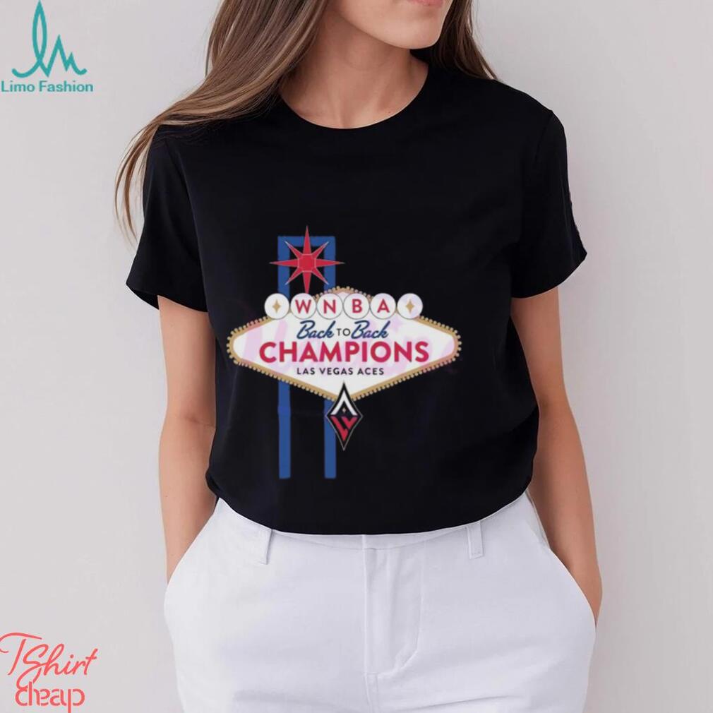 Las Vegas Aces 2023 WNBA Back To Back Champions t shirt Las Vegas Aces 2023 WNBA Back To Back Champions t shirt