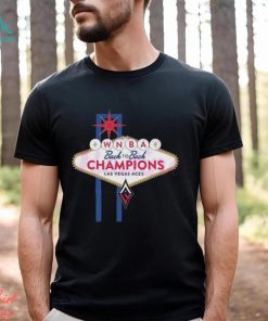 Las Vegas Aces 2023 WNBA Back To Back Champions t shirt