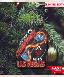 Las Vegas Aces Homage Unisex 2023 WNBA Finals Champion Trophy Christmas Tree Decorations Ornament